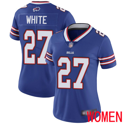 Women Buffalo Bills 27 Tre Davious White Royal Blue Team Color Vapor Untouchable Limited Player NFL Jersey